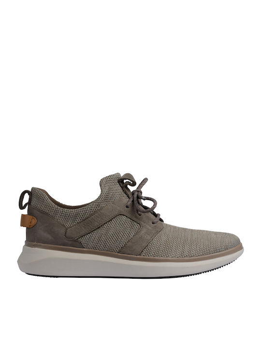 Clarks Un Globe Lace Sneakers Beige