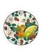WM Collection Nfrouta/d Dekorative Platte Rund Keramik Mehrfarbig 1Stück 32x32cm