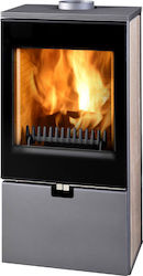 Thorma Cremona Stahl Holzofen 8kW Beige