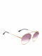 Tom Ford Women's Sunglasses with Gold Metal Frame and Purple Gradient Lens TF571 28Z