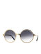 Tom Ford Women's Sunglasses with Gold Metal Frame and Gray Gradient Lens TF572 28B