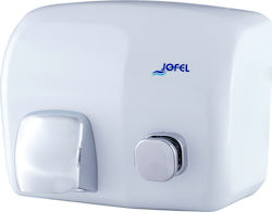 Jofel Plastic Hand Dryer 77.5dB Ibero Vitrified AA93000 White 2kW