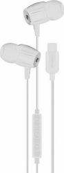 iXchange SE12 In-ear Handsfree with USB-C Connector White