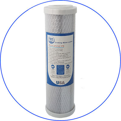 Aqua Pure Upper and Lower Counter Water Filter Replacement from Activated Carbon 10" AP-CLC 978 0.5 μm 1pcs