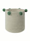 Lorena Canals Children's Storage Basket Bubbly Green 30x30x30cm 1pcs