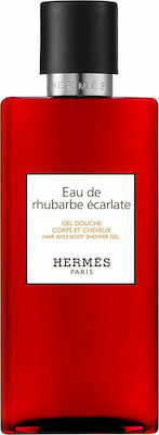 Hermes Eau de Rhubarbe Écarlate Hair & Body Shower Gel 200ml