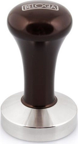 Belogia CTCB 250 Tamper with Flat Surface 54mm in Brown Color