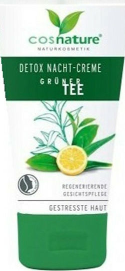Cosnature Detox Green Tea Creme Gesicht Nacht mit Aloe Vera 50ml