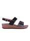 women's sandals 31109-1 BLACK