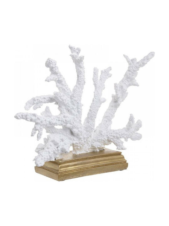 Inart Decorative Coral made of Polyresin 30x9x23.5cm 1pcs