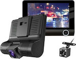 1080P Windshield Car DVR Set with Rear Camera, 4" Display with Suction Cup