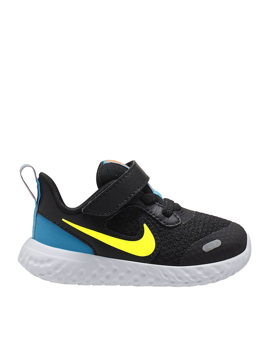 Nike Αθλητικά Παιδικά Παπούτσια Running Revolution 5 Black / Lemon ...