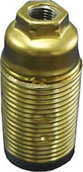 Eurolamp 147-23044 E14 Χρυσό με 2 Ροδέλες