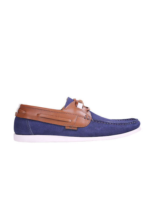 commanchero men's moccasins 2033 BLUE