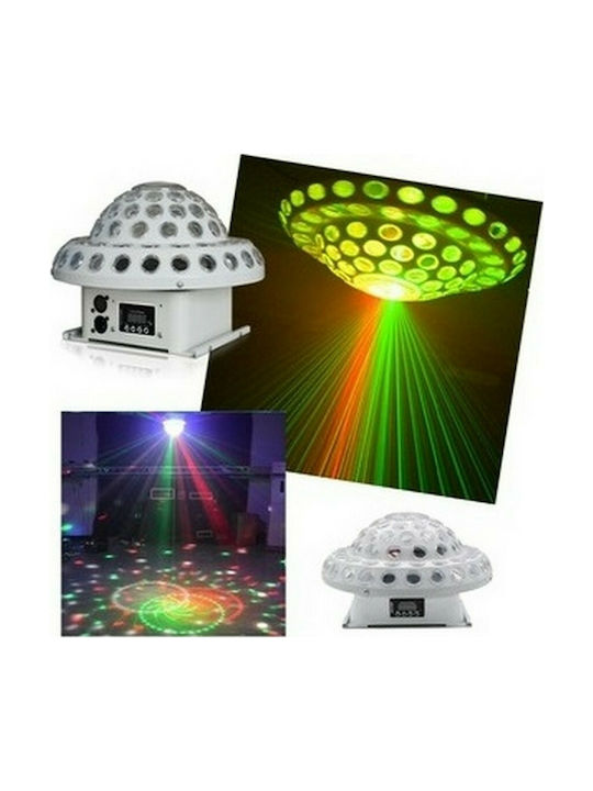 Rotating Disco Light Διακοσμητικό Φωτιστικό με Φωτισμό RGB Party Light