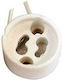 Eurolamp Power Socket with Socket GU10 in White color Set 30pcs 147-23012