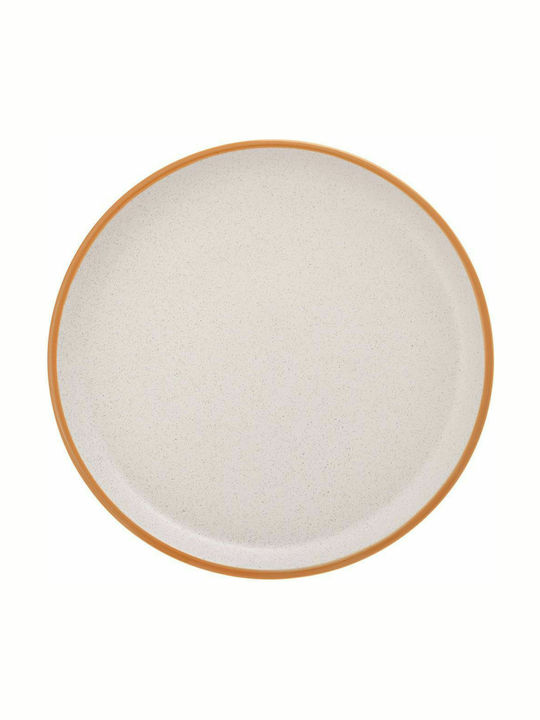 Iliadis Plate Desert Ceramic Cream with Diameter 20cm