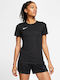 Park VII Γυναικείο T-shirt Dri-Fit με Διαφάνεια Μαύρο