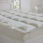 Fylliana Semi Double Polyester Mattress Topper 3D with Aloe Vera & Elastic Straps 120x200x5cm