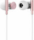 Remax RM-530 In-ear Handsfree με Βύσμα 3.5mm Ροζ Χρυσό