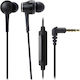 Audio Technica ATH-CKR70iS In-ear Handsfree with 3.5mm Connector Black