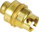 VK Lighting Stromstecker mit Steckdosenbuchse B15 in Gold Farbe Set 1Stück 32121-004639