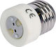 VK Lighting Socket Adapter from E27 to MR16 in White color Set 1pcs 20081-134639