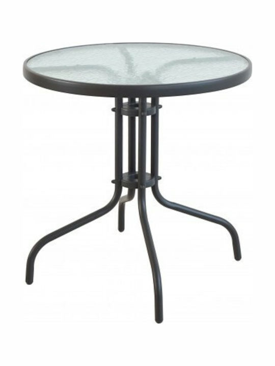 Tisch für kleine Außenbereiche Stabil Gray 70x70x70cm