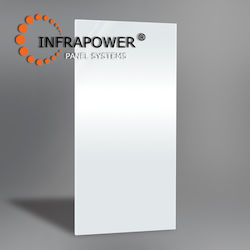 Infrapower VCIR-800-G Infrared Heating Panel Wall Glass 800W White 60x120cm