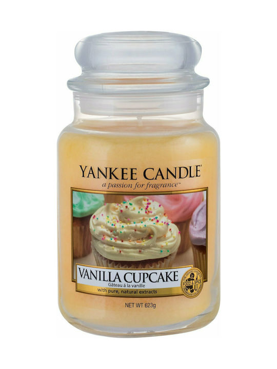 Yankee Candle Αρωματικό Κερί σε Βάζο Vanilla Cupcake 623gr
