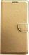 Buchen Sie Synthetisches Leder Gold (Galaxy A71)