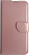 Book Δερματίνης Ροζ Χρυσό (Galaxy A51)