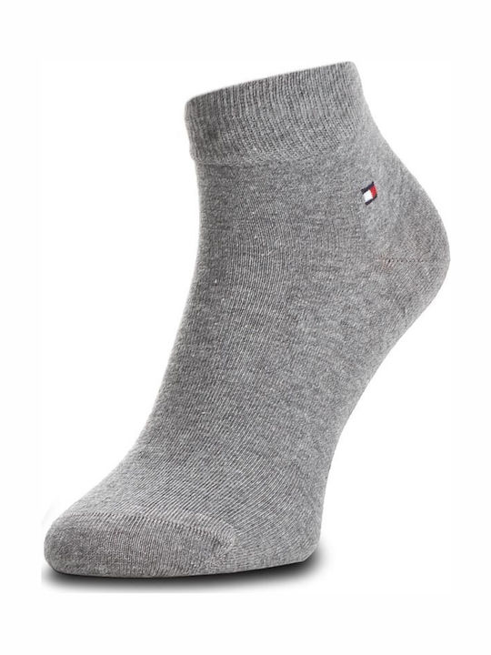 Tommy Hilfiger Herren Einfarbige Socken Gray 2Pack