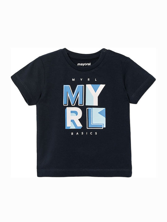 Mayoral Παιδικό T-shirt Navy Μπλε Ecofriends