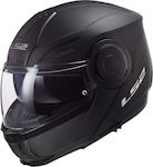 LS2 FF902 Scope Flip-Up Helmet with Sun Visor ECE 22.05 1650gr Matt Black