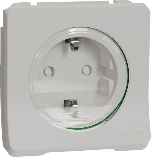 Schneider Electric Mureva Styl Single Power Safety Socket White