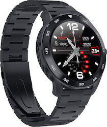 NO.1 DT98 Aluminium 46mm Smartwatch with Heart Rate Monitor (Black)