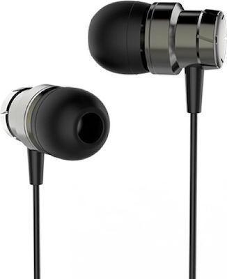 Moxom MX-EP08 In-ear Handsfree with 3.5mm Connector Gray