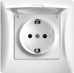 Lineme Single Power Safety Socket White