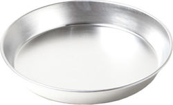 Disposable aluminium pan 22cm. Y4,5 cm.