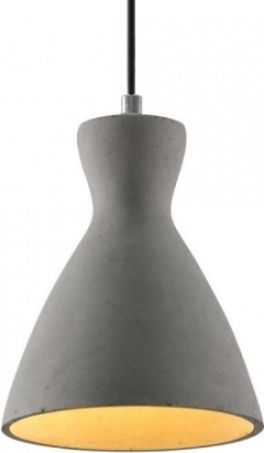 Geyer Geyer Deckenleuchte Grau mit E27 Lampensockel 17x22cm