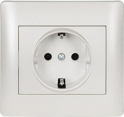 Elmark Rhyme Power Socket White 1pcs