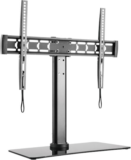 Techly Slim Tv Stand & Mount Περιστρεφόμενη 90° Βάση Επιτραπέζια Tv 32”-55” Έως 40kg