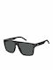 Tommy Hilfiger Men's Sunglasses with Black Horn-Rimmed Frame and Grey Polarized Lens 2027990035-9IR