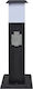 vidaXL Outdoor Floor Lamp Small Post 40W IP44 for E14 Light Bulb Base Black