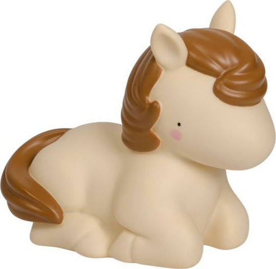 A Little Lovely Company Led Kids Decorative Lamp Horse Beige 20x11x17εκ.