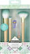 EcoTools Set mit Make-up-Pinseln aus synthetischem Haar Glossy Finish 3Stück