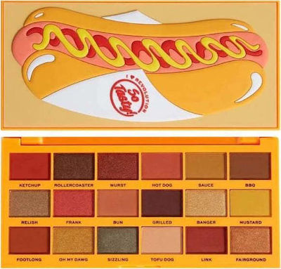 Revolution Beauty I Heart Revolution Eye Shadow Palette in Solid Form Hot Dog 22gr