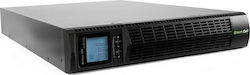 Green Cell Online RTII UPS On-Line 3000VA 2700W with 6 IEC Power Plugs