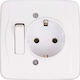 Single Power Socket White